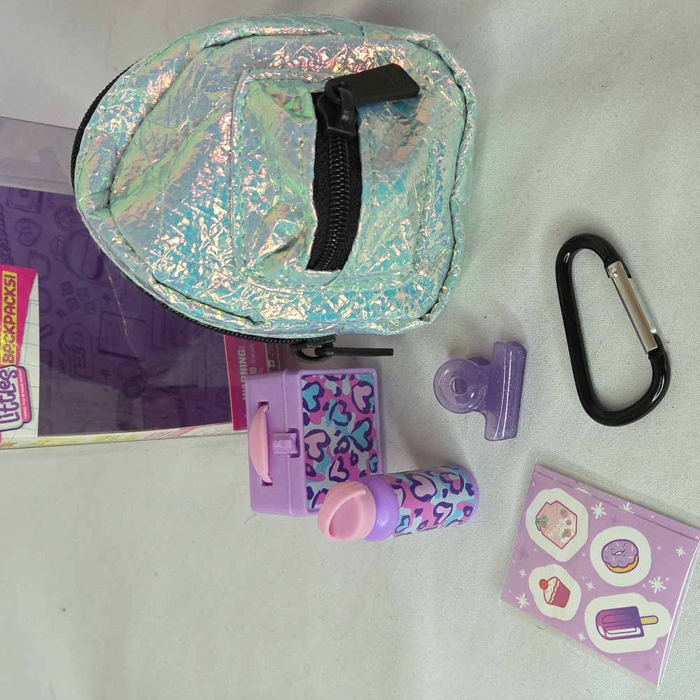 Doll Backpack Real Littles Lunch Box Tumbler Ruby Red Paola Reina Size